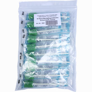 Mundpflegestäbchen Schaumstoff Neutral 10 Stück - ab 1,30 &euro;