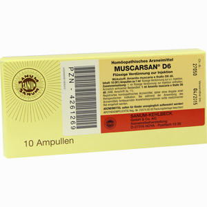Muscarsan D6 Flüssige Verdünnung zur Injektion Ampullen 10 x 1 ml - ab 0,00 €