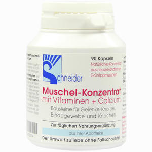 Muschel- Konzentrat mit Vitaminen Kapseln 90 Stück - ab 10,15 €