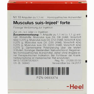 Musculus Suis- Injeel Forte Ampullen  10 Stück - ab 21,98 €