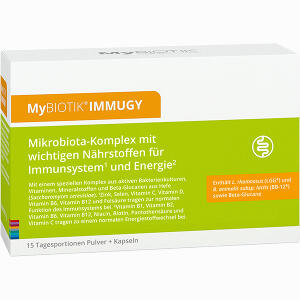 Mybiotik Immugy Kombipackung 15 X 2 G + 30 Kapsel Kpg  1 Stück - ab 20,14 &euro;