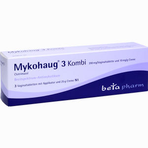 Mykohaug 3 Kombi 3 Vaginaltabl./25g Creme Kombipackung 1 Packung - ab 0,00 €