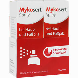 Mykosert Spray bei Haut- und Fußpilz  2 x 30 ml - ab 14,99 €