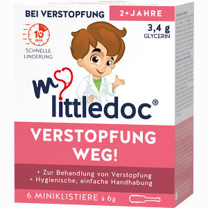 Mylittledoc Verstopfung Weg Mini- Einläufe 6 x 6 g - ab 4,89 &euro;