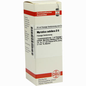 Myristica Sebif D6 Dilution 20 ml - ab 9,31 €