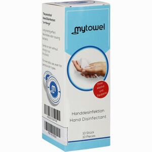 Mytowel Handdesinfektion Tücher 10 Stück - ab 0,00 €