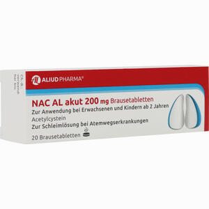 Nac Al Akut 200mg Brausetabletten  20 Stück - ab 3,63 €