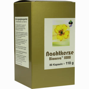 Nachtkerze Bioxera 1000 Kapseln 80 Stück - ab 18,24 €