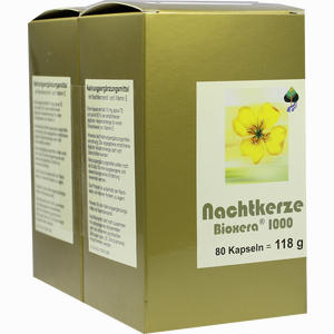 Nachtkerze Bioxera 1000 Kapseln 160 Stück - ab 36,46 €