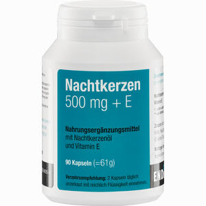 Nachtkerzen 500mg + E Kapseln 90 Stück - ab 13,97 €