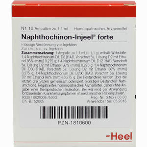 Naphthochinon- Injeel Forte Ampullen  10 Stück - ab 0,00 €