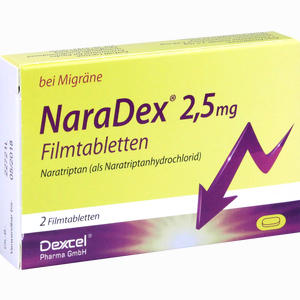 Naradex 2.5 Mg Filmtabletten  2 Stück - ab 1,69 €