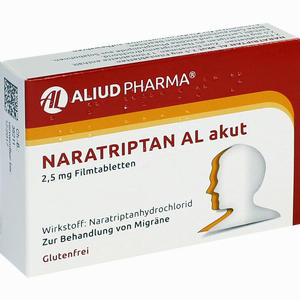 Naratriptan Al Akut 2.5mg Filmtabletten  2 Stück - ab 2,98 €
