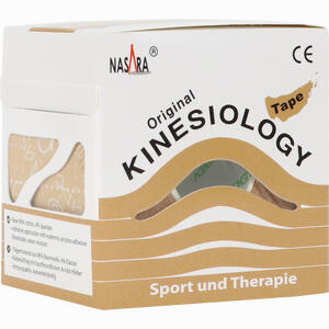 Nasara Kinesiologie Tape Beige 5cmx5m 1 Stück - ab 6,80 &euro;