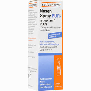 Nasenspray Pur- Ratiopharm Plus Nasendosierspray 20 ml Nasenspray Pur- Ratiopharm Plus Nasendosierspray 20 ml