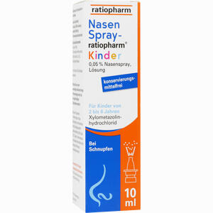 Nasenspray- Ratiopharm Kinder  10 ml - ab 1,59 €