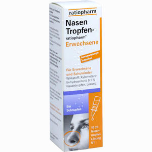 Nasentropfen- Ratiopharm Erwachsene  10 ml - ab 2,12 €