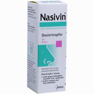 Nasivin Dosiertropfer für Baby Ohne Konservierungsstoffe Nasentropfen 5 ml - ab 3,79 €