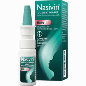 Nasivin Dosiertropfer Ohne Konservierungsstoffe Baby Nasentropfen 5 ml - ab 3,74 €