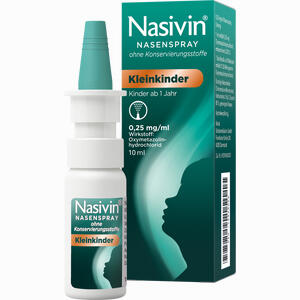 Nasivin Nasenspray Ohne Konservierungsstoffe Kleinkinder  10 ml Nasivin Nasenspray Ohne Konservierungsstoffe Kleinkinder  10 ml