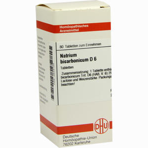 Natrium Bicarb D6 Tabletten 80 Stück - ab 9,64 €