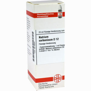 Natrium Carb D12 Dilution 20 ml - ab 11,56 €