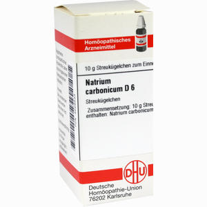 Natrium Carbonicum D6 Globuli  10 g - ab 7,98 €