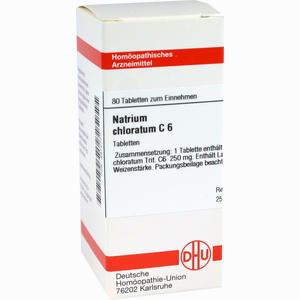 Natrium Chlorat C6 Tabletten 80 Stück - ab 0,00 &euro;