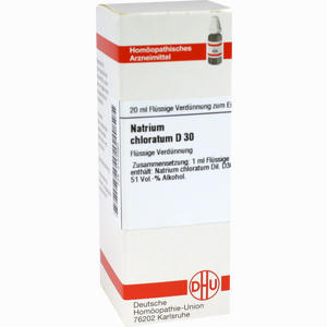 Natrium Chlorat D30 Dilution 20 ml - ab 8,11 €