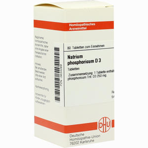 Natrium Phos D3 Tabletten 80 Stück - ab 0,00 €