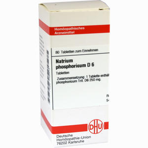 Natrium Phos D6 Tabletten 80 Stück - ab 8,88 €