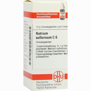 Natrium Sulf C6 Globuli 10 g - ab 6,67 €