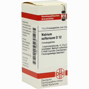Natrium Sulf D12 Globuli 10 g - ab 6,95 €