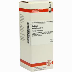 Natrium Sulf D6 Dilution 50 ml - ab 20,90 €