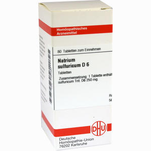 Natrium Sulf D6 Tabletten 80 Stück - ab 8,00 €