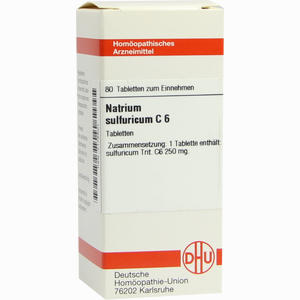 Natrium Sulfuricum C6 Tabletten 80 Stück - ab 0,00 &euro;