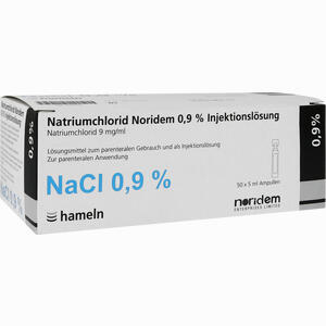 Natriumchlorid Noridem 0. 9 % Injektionslösung 50 x 5 ml - ab 13,07 &euro;