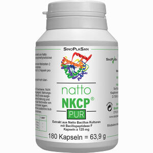 Natto Nkcp Pur 125 Mg Kapseln  180 Stück - ab 0,00 &euro;