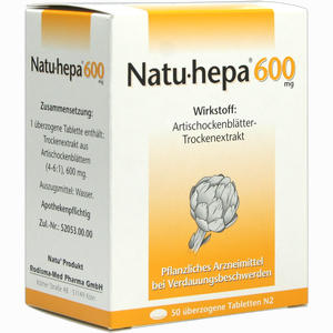 Natu- Hepa 600mg Tabletten 50 Stück - ab 18,04 €