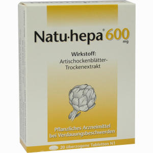 Natu- Hepa 600mg Tabletten 20 Stück - ab 10,29 €