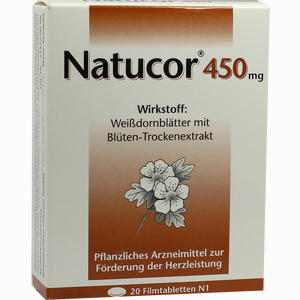 Natucor 450mg Filmtabletten 20 Stück - ab 6,01 €