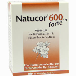 Natucor 600mg Forte Filmtabletten 50 Stück - ab 15,74 €