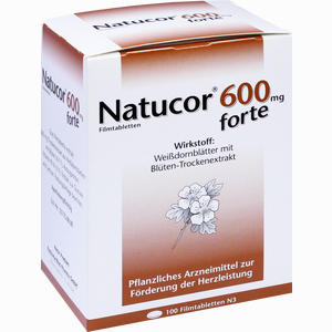 Natucor 600mg Forte Filmtabletten 100 Stück - ab 29,69 €