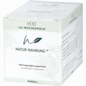 Natur- Nahrung Herz - Weißdorn Weichkapseln 300 Stück - ab 33,13 &euro;