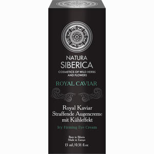 Natura Siberica Royal Kaviar Straff Augencr Kuehl Augencreme 15 ml