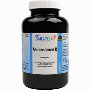 Naturafit Aminosäuren K Kapseln 180 Stück - ab 0,00 &euro;