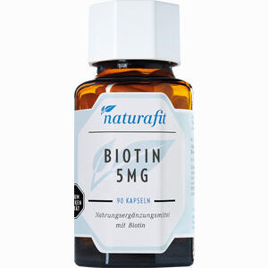 Naturafit Biotin 5mg Kapseln 90 Stück - ab 18,36 €