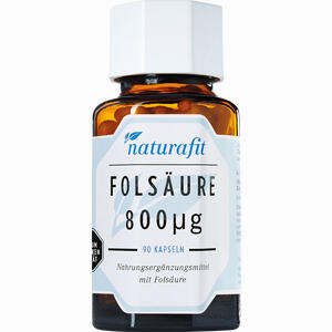 Naturafit Folsäure 800 Ug Kapseln 90 Stück - ab 14,36 €