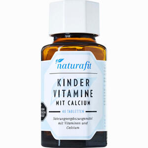 Naturafit Kindervitamine mit Calcium Lutschtabletten 40 Stück - ab 10,87 €