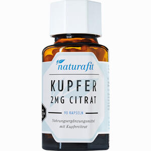 Naturafit Kupfer 2mg Citrat Kapseln 90 Stück - ab 15,79 €